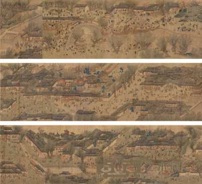 佚名 清明上河图 卷 35×656cm
